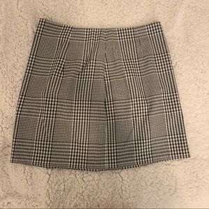 dynamite mini plaid skirt
